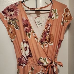 Peach Colored Jumper with side tie